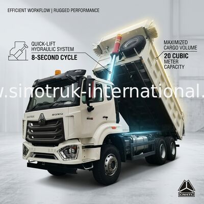 Bauwerk Howo 6x4 Kipper Dump Truck RHD-Antrieb