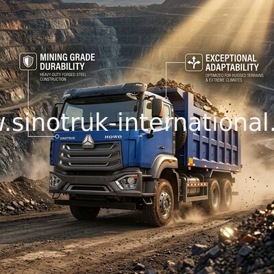 Der Triebwagen SINOTRUK HOHAN 371HP 10 Räder LHD 40 Tonnen 20-30CBM ZZ3317N356JB1