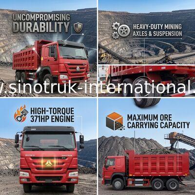Gebraucht Sinotruk Howo 6x4 Dump Truck 371 PS Schwerlast