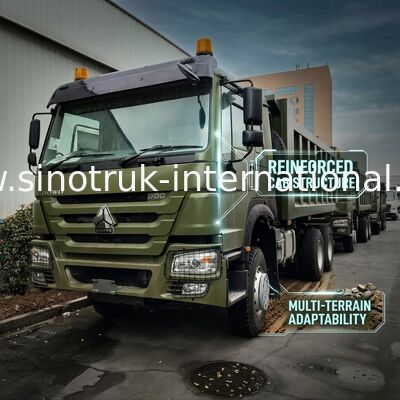 SINOTRUK HOWO 400 PS Green Tipper Dump Truck RHD 6×4 12 Räder hohe Leistung