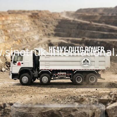 SINOTRUK HOWO Bergbau-Tipper-Dump-Truck 12Räder 400PS 8 × 4 U-Typ