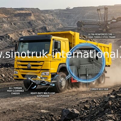 10 Verbrauch der Rad-hoher Pferdestärken-400HP HOWO Tipper Dump Truck Low Fuel
