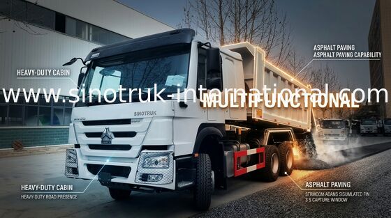 Räder SINOTRUK HOWO Tipper Truck 6X4 336HP LHD 10 25 Tonnen ZZ3257N3847B1