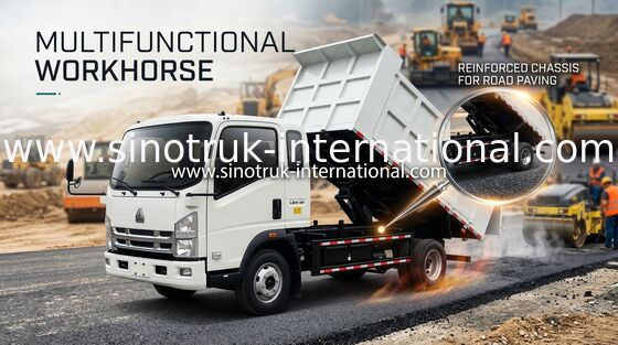 Sinotruk Howo 8 Tonnen des Feuergebührenkipplaster-mittleres anhebendes 4×2 Rhd