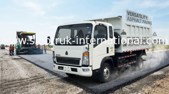 Feuergebührenrechter Antrieb Kipplasters RHD 116HP HOWO 4X2