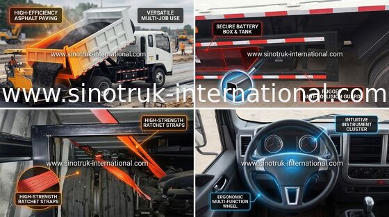 Antrieb Euro2 116hp Tipper Dump Truck Right Hand