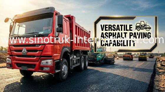 ZZ3257N3647A Roter Muldenkipper 371 PS 6×4