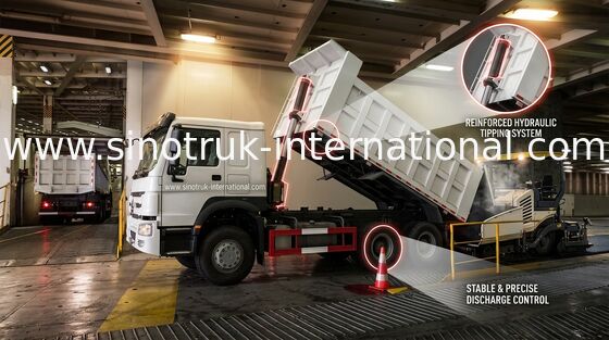Kipplaster ZZ3257M4147W 266HP LHD SINOTRUK HOWO 6x4