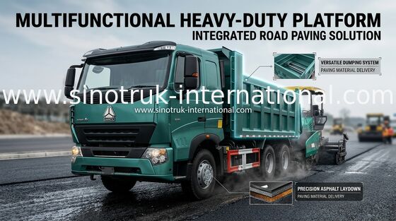 Schwerer Müllkippe-LKW SINOTRUK HOWO A7 mit langer Lebenszeit, 5800*2300*1500mm