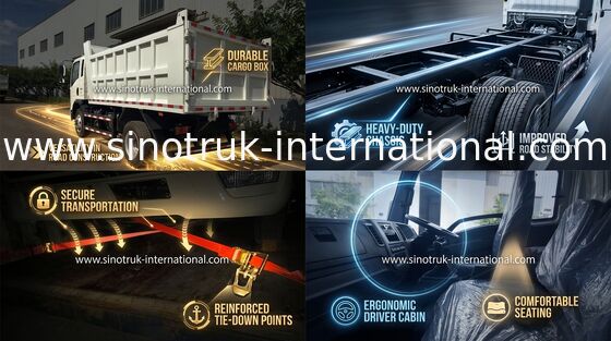 Dump Tipper Truck For Mining Industry des Euro-III Sinotruk Howo 6x4