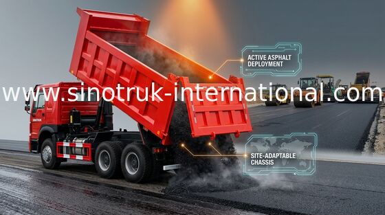 371 PS Zz3257n3847a Sinotruk Howo Muldenkipper Euro II