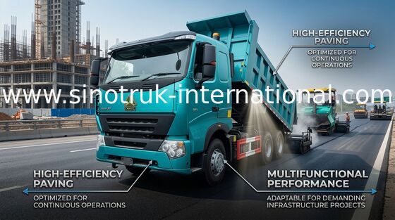 Kipper-Kipplaster SINOTRUK HOWO A7 für Bau 30 - 40 Tonnen RHD 10 Rad-
