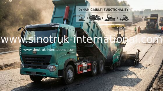 ZZ3257M3847N1 Howo Kippwagen Laufwerksart des Sinotruk-Motorkraftstoff-Verbrauchs-8×4