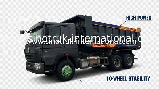 Laden-Bau-Waren-Kipper-Kipplaster LHD 371HP 30 - 40 Tonnen schwere Kipplaster-