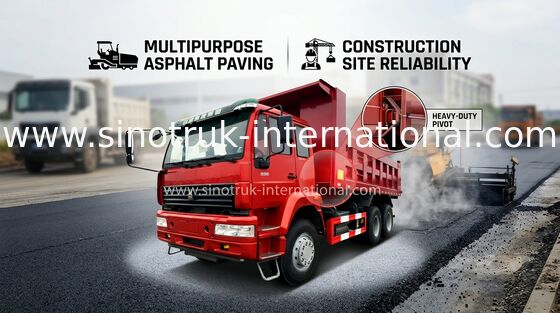 Mittlerer der Längen-LHD 6X4 goldener Prinz 290HP Kipper-des Kipplaster-SINOTRUK für das Bergbau