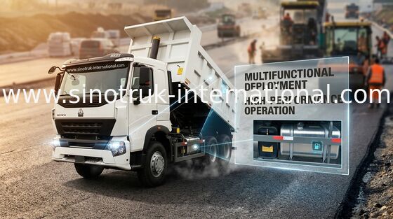 LHD 371HP Sinotruk Howo Pritschenaufbau des Kipplaster-Kipper-Kipplaster-6200 * 2300 * 1600mm