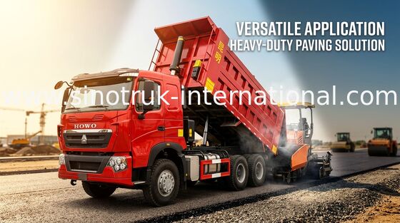 Kipplaster-dreht deutsche Mann-Maschine 12 SINOTRUK HOWO T7H 360HP LHD für Bergbaubereich