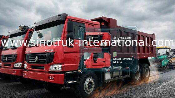 HOWO-Kipplaster 10 dreht 371HP LHD 10 - 25 CBM 30 - 40tons für Minenindustrie