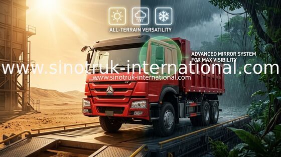 Kipplaster 6x4 ZZ3257M4147W SINOTRUK HOWO 290HP LHD