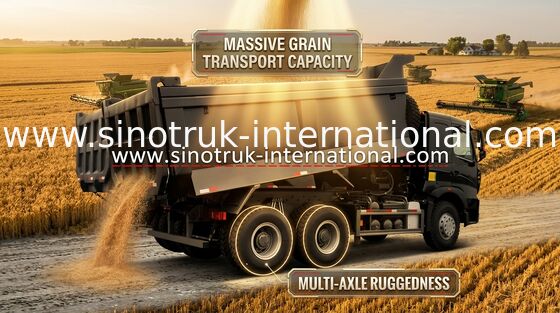 Kipplaster 20CBM 371HP 6X4 LHD 30 - 40 Sinotruk Howo Tonnen schwere Kipplaster-