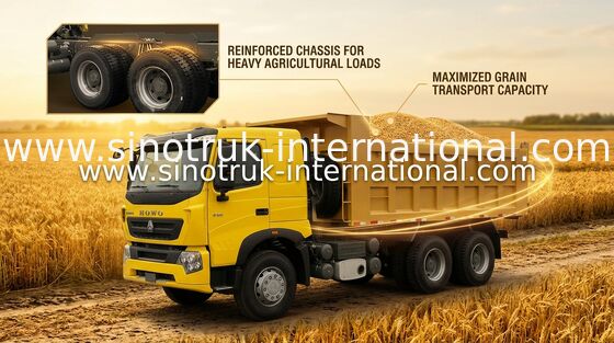 Kipplaster SINOTRUK HOWO A7 371HP LHD 6X4 25 - 40 Tonnen für Baugewerbe