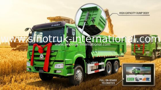 Baumaterial-Kipper-Kipplaster 266 HP - 420 HP Werbungs-Kipplaster