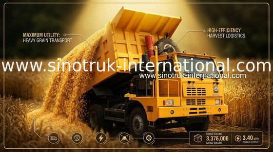 Bergbau-Kipper-Kipplaster 371HP 6X4 LHD 70 Tonnen SINOTRUK HOWO für Minenindustrie