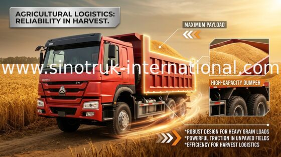 Kipper-Kipplaster 371HP 8X4 LHD 31tons 20-30CBM ZZ3317N3567W SINOTRUK HOWO