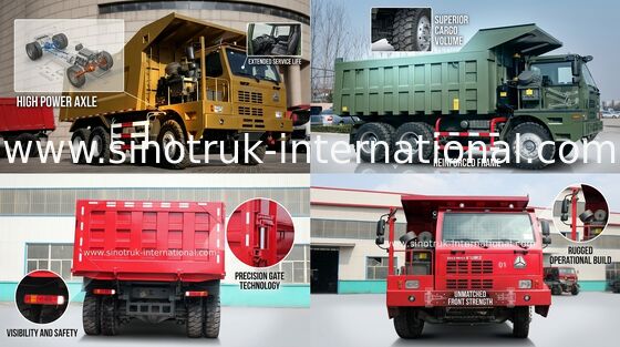 LKW der hohen Leistungsfähigkeits-LHD 6X4 SINOTRUK HOWO mit Emissionsgrenzwert des Euro-2