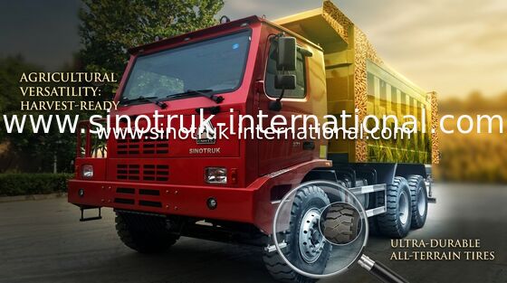 Farbiger Kippwagen SINOTRUK HOWO 6x4 Kipplaster-/HOWO für das Bergbau