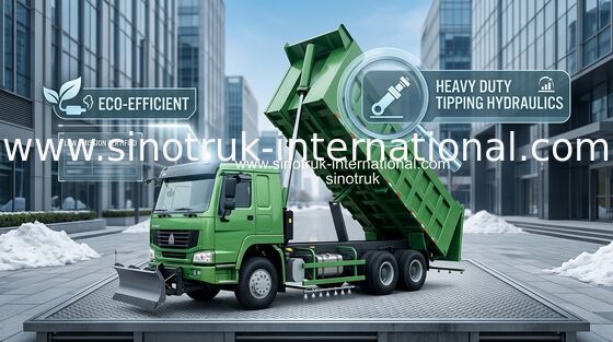 Kipper-Kipplaster 371HP 8X4 LHD 31-60tons 20-30CBM ZZ3317N3867W SINOTRUK HOWO