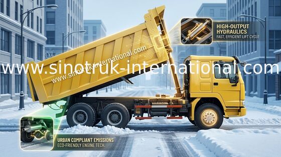 Kipper-Kipplaster SINOTRUK HOWO 6X4 LHD 371HP 25tons 10-25CBM ZZ3257N3847A