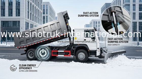 Kipper-Kipplaster SINOTRUK HOWO 25tons 371HP 10wheels LHD 10-25CBM ZZ3257N3647A