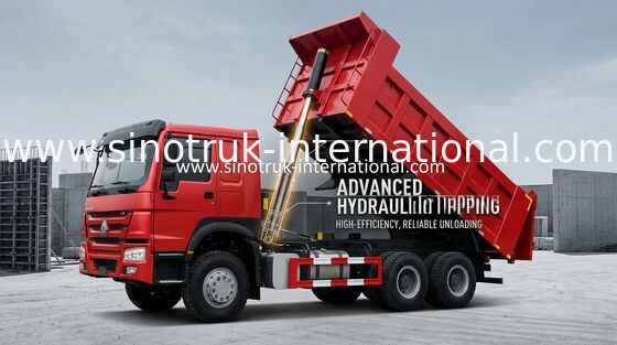 Last 25-40tons 371HP 6X4 10 des Kipper-Kipplasters SINOTRUK HOWO dreht 10-25CBM