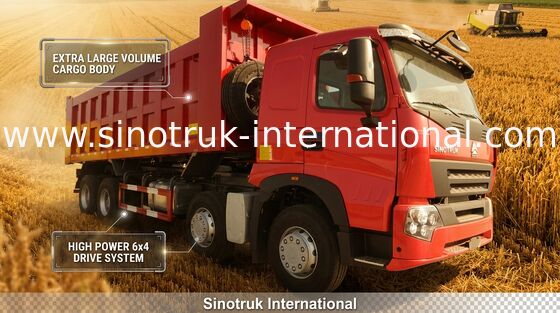 Kipper-Kipplaster SINOTRUK HOWO A7 371HP für Bau ZZ3317N3867N1
