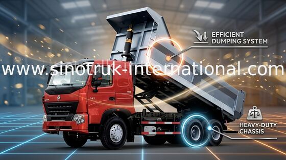 Kipper-Kipplaster SINOTRUK HOWO A7 371HP für Bau ZZ3257N3847N1