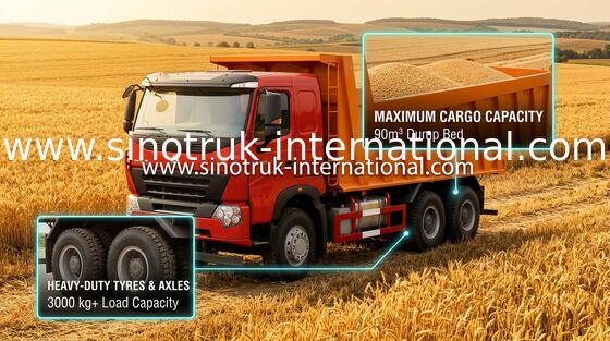 Kipper-Kipplaster SINOTRUK HOWO A7 336HP für Minenindustrie ZZ3257N3847N1