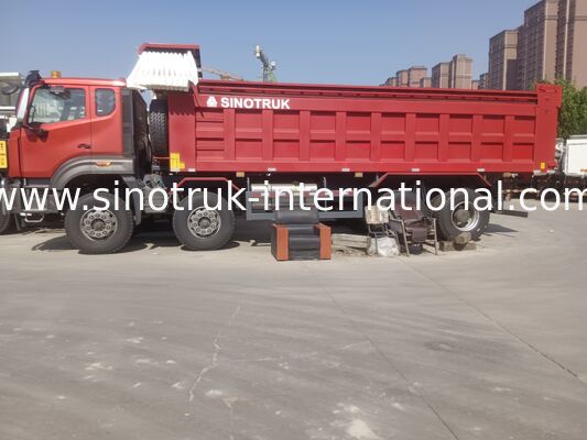 Sinotruk NX Tipper Dump Truck mit 371 PS Motor, 40-50T Kapazität und 8×4 Antrieb für Schwerlasttransport Rot