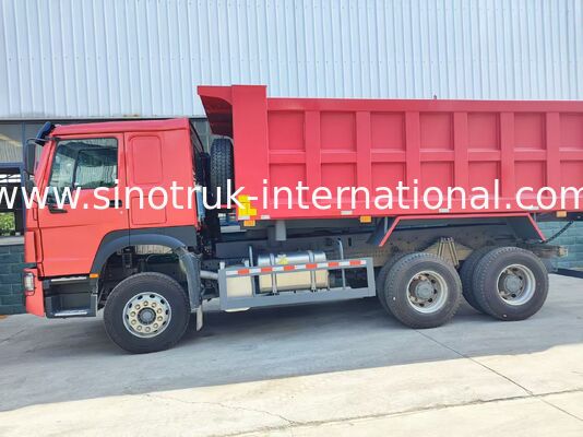 Heavy Duty HOWO 371 PS 6×4 Kipper Truck mit mittlerem Kippdesign, 20 Kubikmeter Ladekörper, mit 12.00R20 Standardreifen für den Transport von Schüttgut ausgestattet