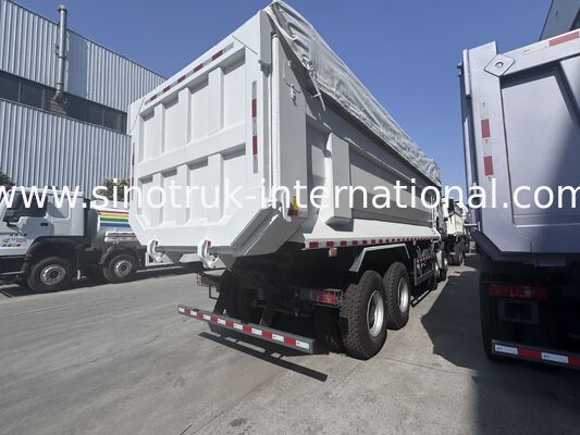 SINOTRUK HOWO NX Cab Tipper Dump Truck 380HP 6X4 Warnlicht mit Tarpaulin