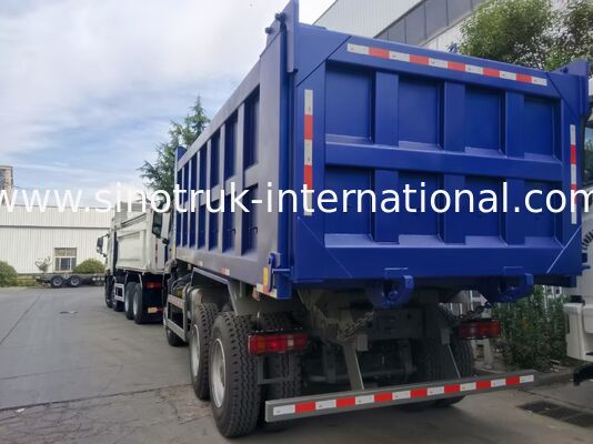 HOWO-NX-Muldenkipper mit 371 PS starkem SINOTRUK-Motor, elektrischer Plane und robuster Manganstahl-Frachtbox