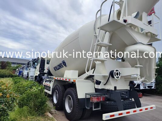 Schwerbetrieb HOWO 8x4 16m3 Betonmischer Lkw 371HP Motor PMP Geschwindigkeitsminderer für den Bau