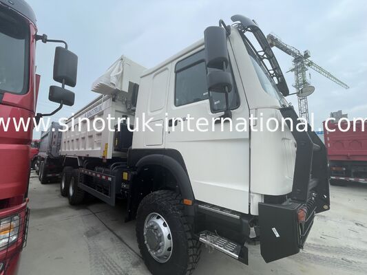 SINOTRUK HOWO Ghost Face Cab 380HP LHD Tipper Dump Truck 6X4 White