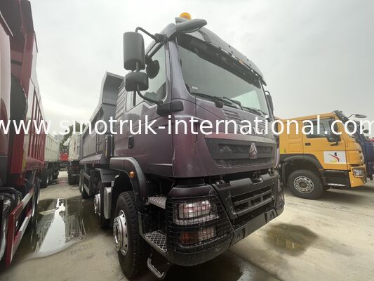 Schwerlastwagen HOWO TX 8X4 Kipper Truck 400 PS Doppel 16T Hinterachse Doppel 9,5T Grau