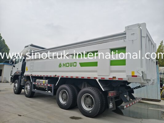 HOWO 8X4 380 PS NX Kipper Dump Truck mit Tarpaulin Flap RHD