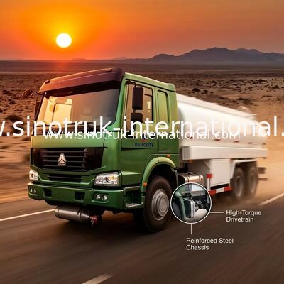 SINOTRUK HOWO 16-20CBM Tankwagen 6X4 LHD 290PS Euro2 Öltankwagen