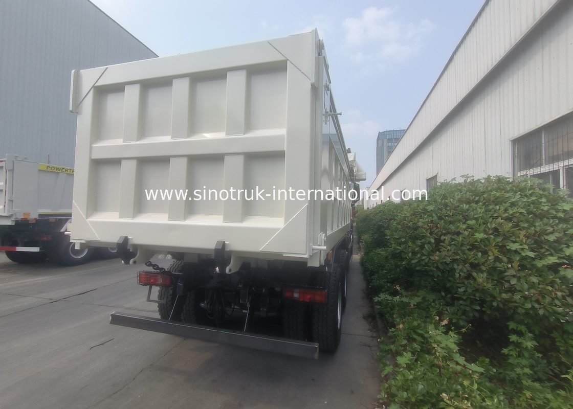 Sinotruk-Tipper-Dump Truck brandneu 6 × 4 Nx 20CBM Weiß mit automatischer Plane
