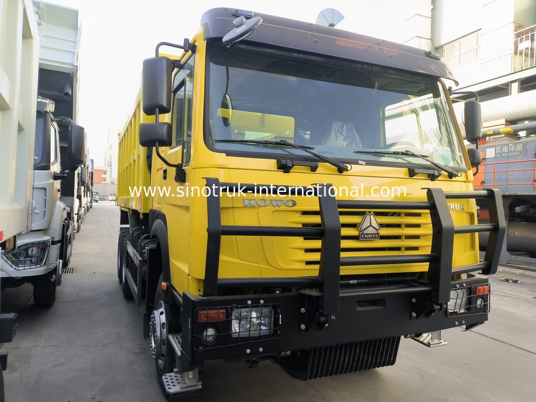Sinotruk Howo Tipper Dump Truck 6 × 4 Lhd 10 Räder 20CBM Cargo Box Bergbauleger