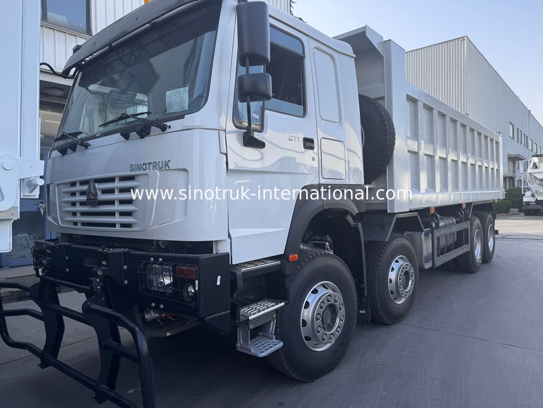 SINOTRUK HOWO 371HP Kipper Dump Truck Bauwerk Altfront Militärische Stoßstange für Bergbaugebiete