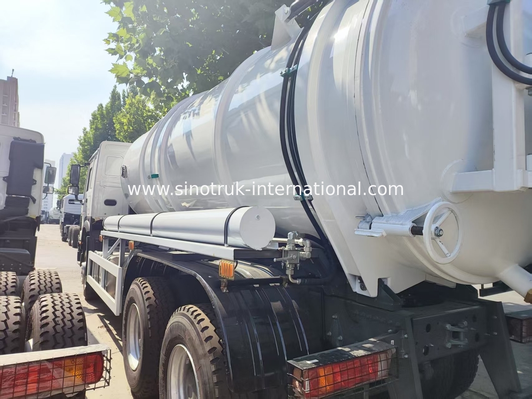 HOWO 6*4 16CBM 380PS Abwasserreiniger Hochleistungsgeräte erfüllen effiziente multifunktionale Reinigungslösungen